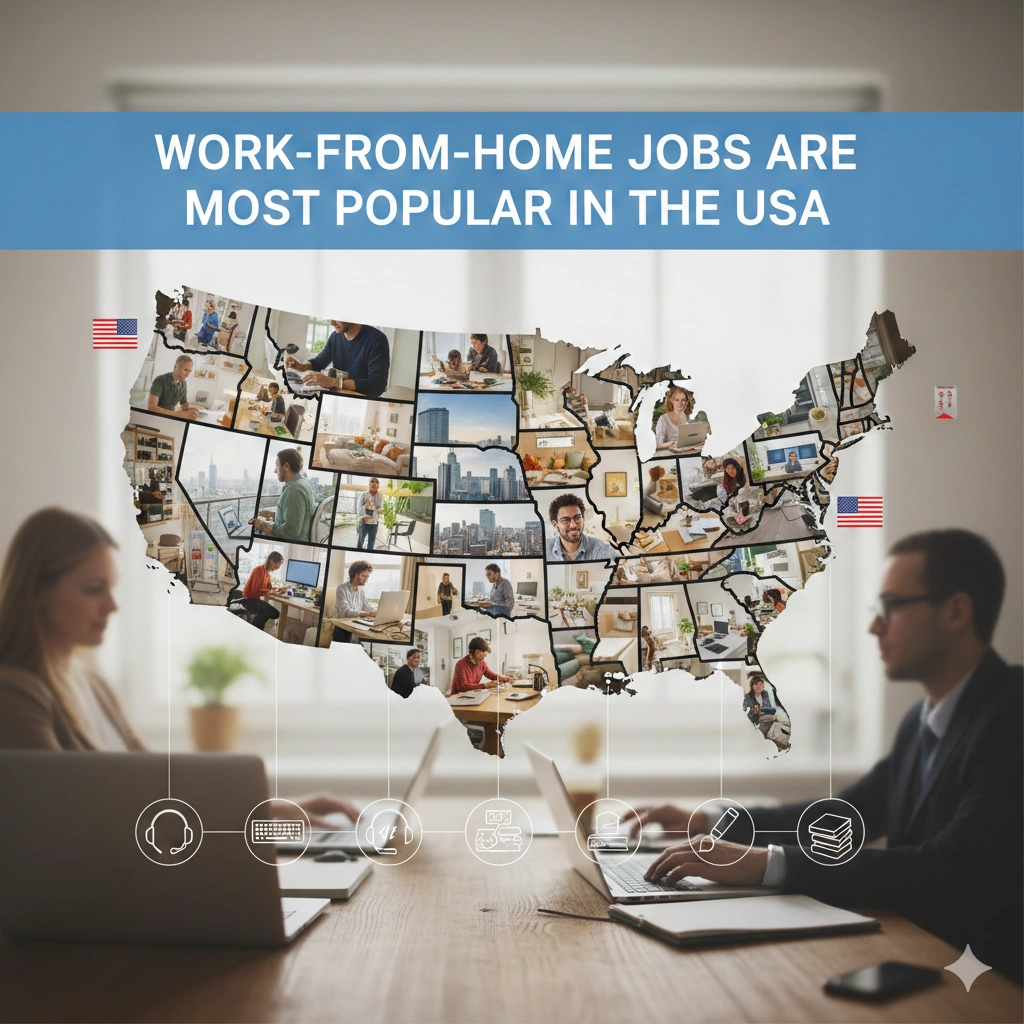 Work-From-Home Jobs Most Popular in USA