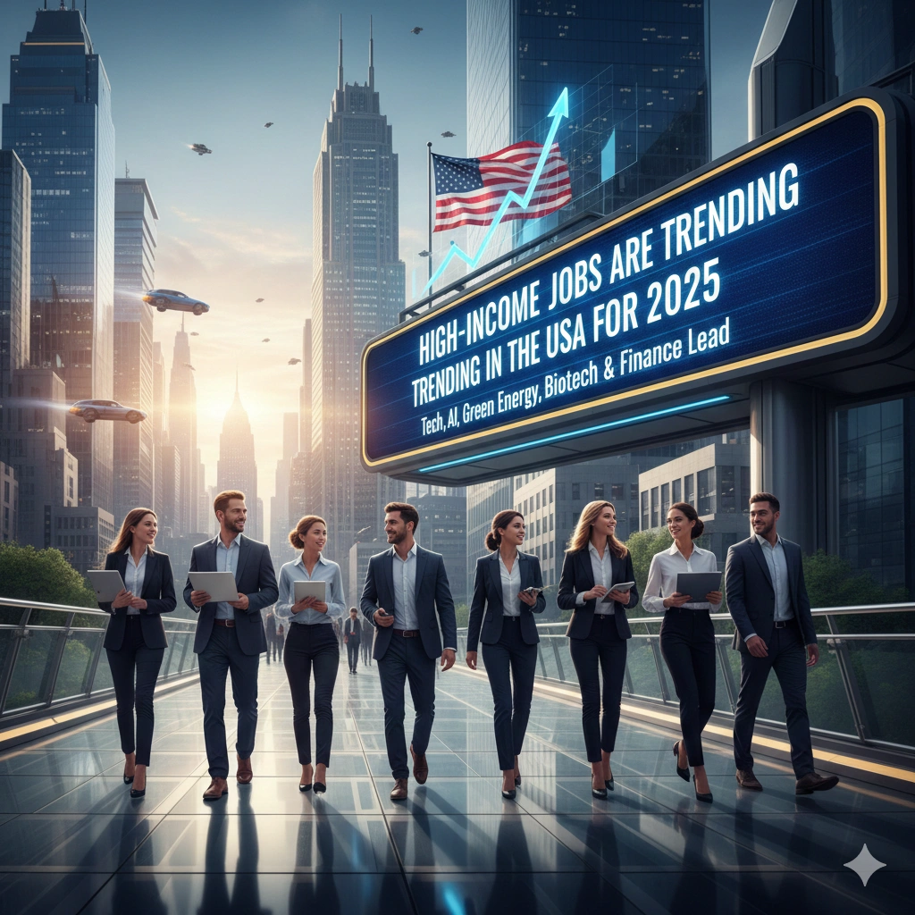 High-Income Jobs Are Trending in the USA for 2025